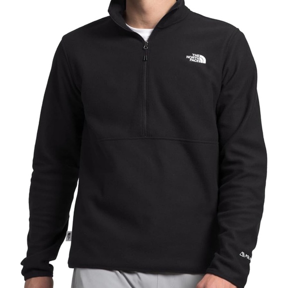 NWT- THE NORTH FACE Alpine Polartec 100 1/2 Zip - Men's XL Black - Picture 1 of 11